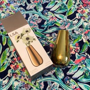 LSA Gold Bud Vase